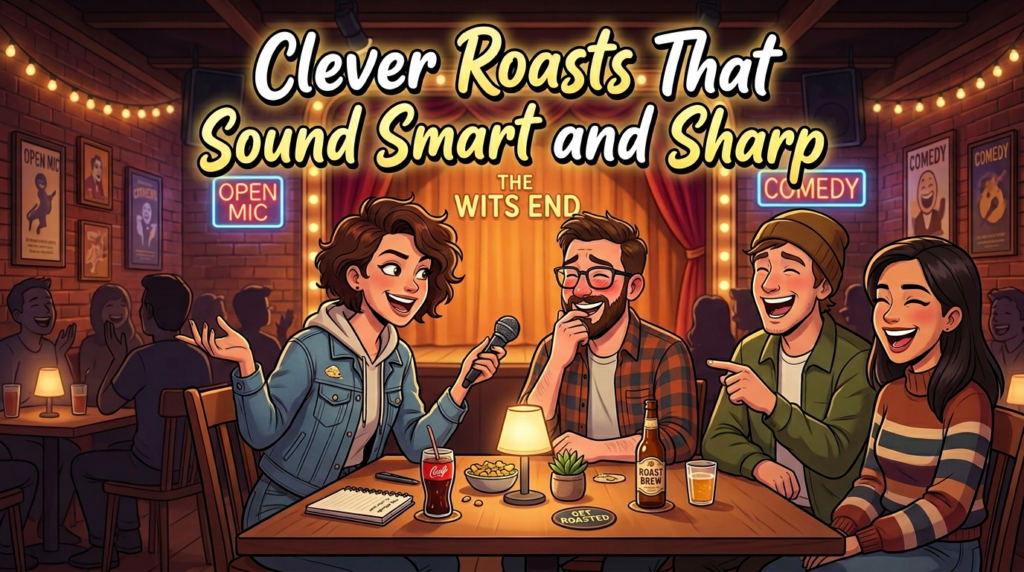 Clever Roasts That Sound Smart and Sharp
