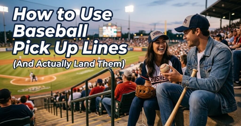 How to Use Baseball Pick Up Lines (And Actually Land Them)