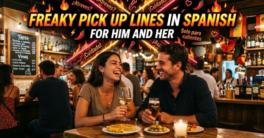 Freaky Pick Up Lines In Spanish For Him And Her