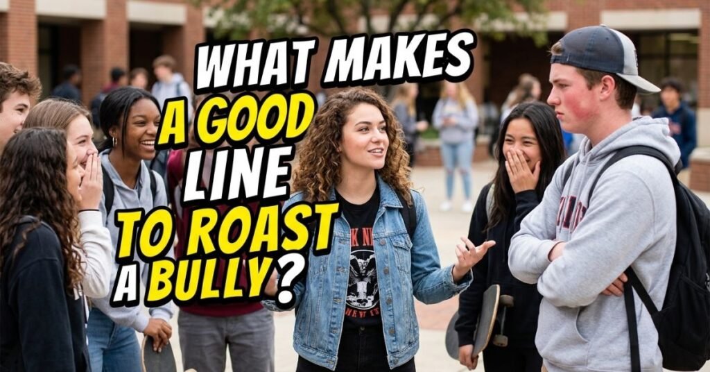 What Makes a Good Line to Roast a Bully?