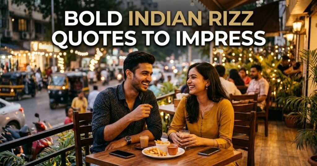 Bold Indian Rizz Quotes to Impress