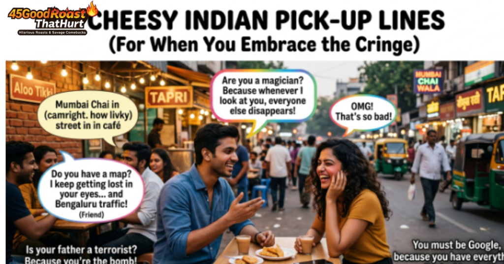 Cheesy Indian Pick-Up Lines (For When You Embrace the Cringe)