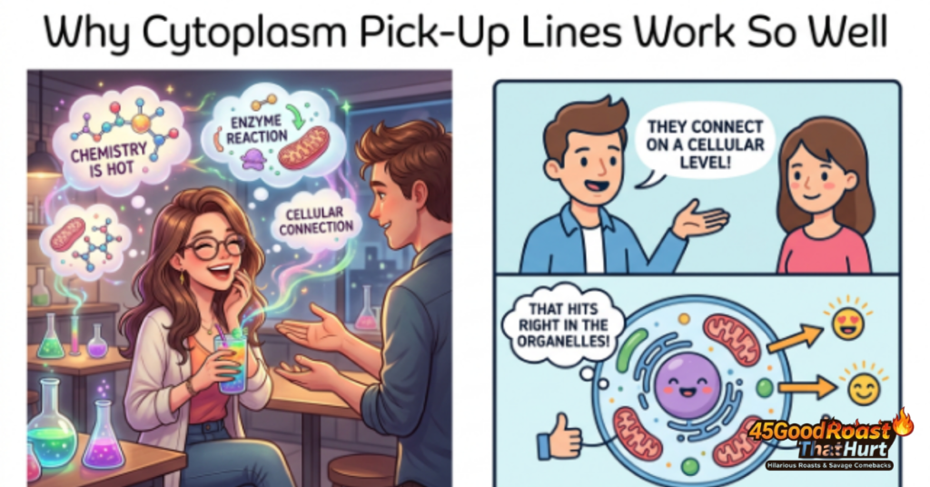 Why Cytoplasm Pick-Up Lines Work So Well