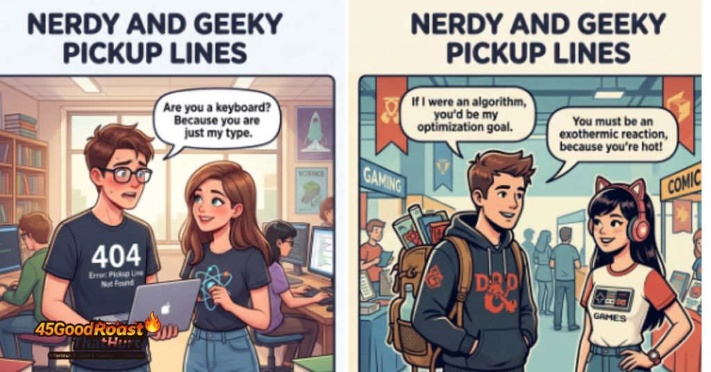 Nerdy and Geeky Pickup Lines