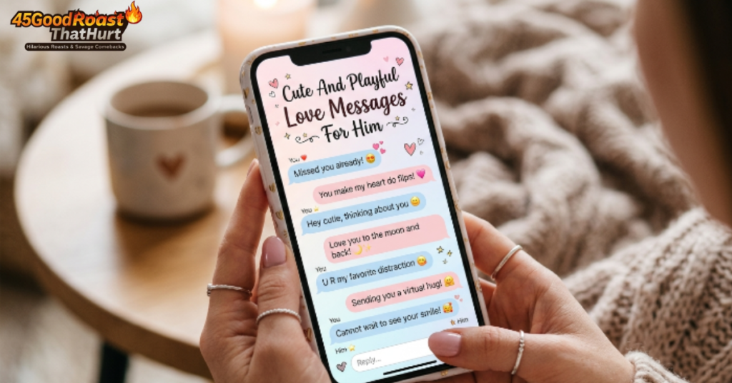 Cute And Playful Love Messages For Him