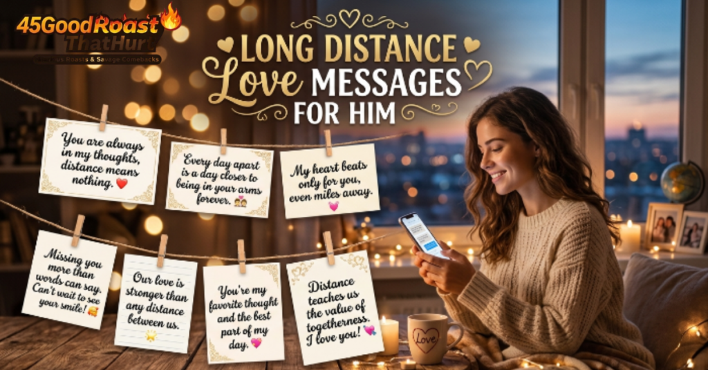 Long Distance Love Messages For Him