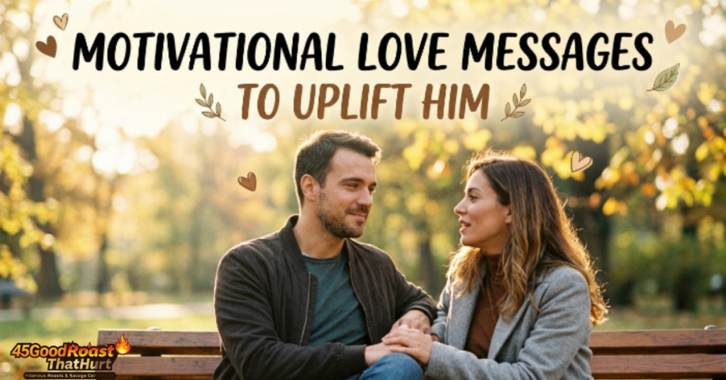 Motivational Love Messages To Uplift Him