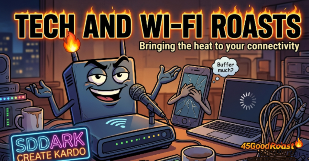 Tech and Wi-Fi Roasts