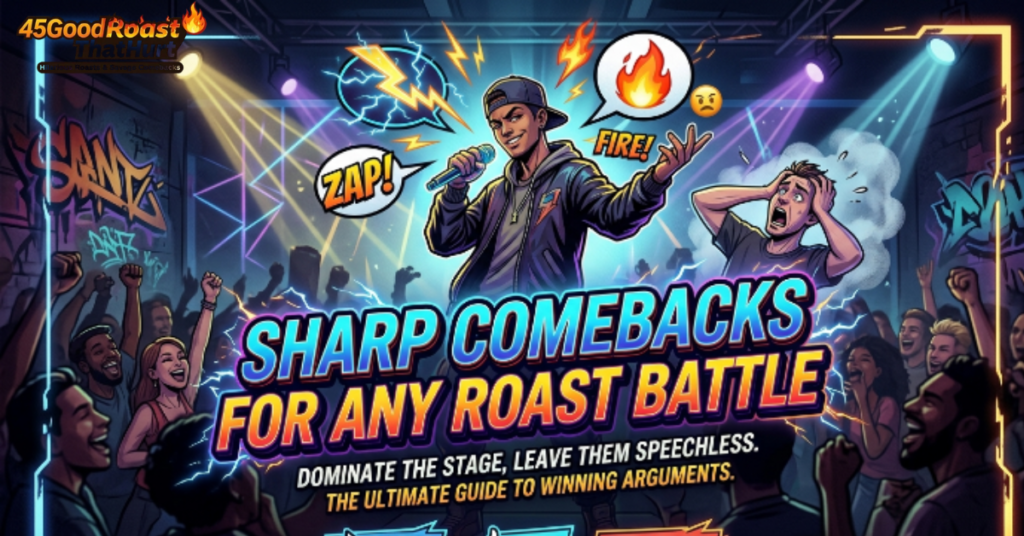 Sharp Comebacks for Any Roast Battle