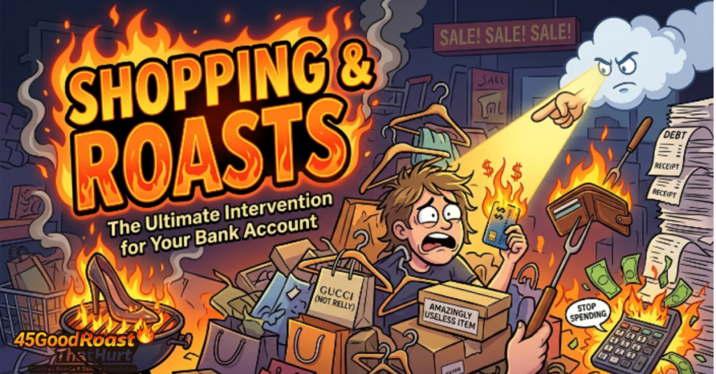 Shopping and Spending Roasts