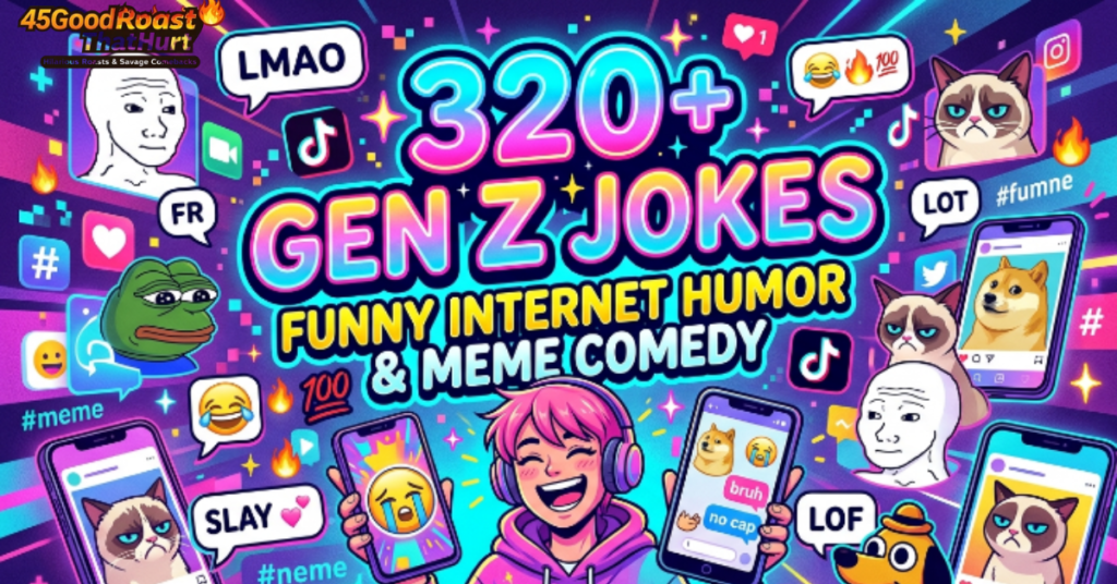 320+ Gen Z Jokes: Funny Internet Humor & Meme Comedy 