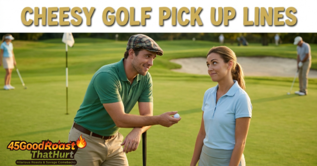Cheesy Golf Pick Up Lines
