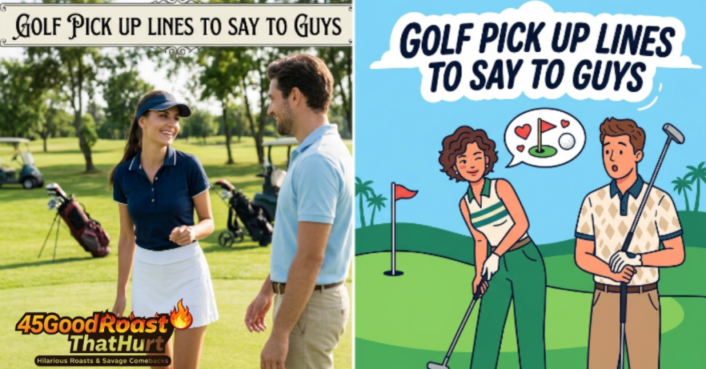 Golf Pick Up Lines To Say To Guys