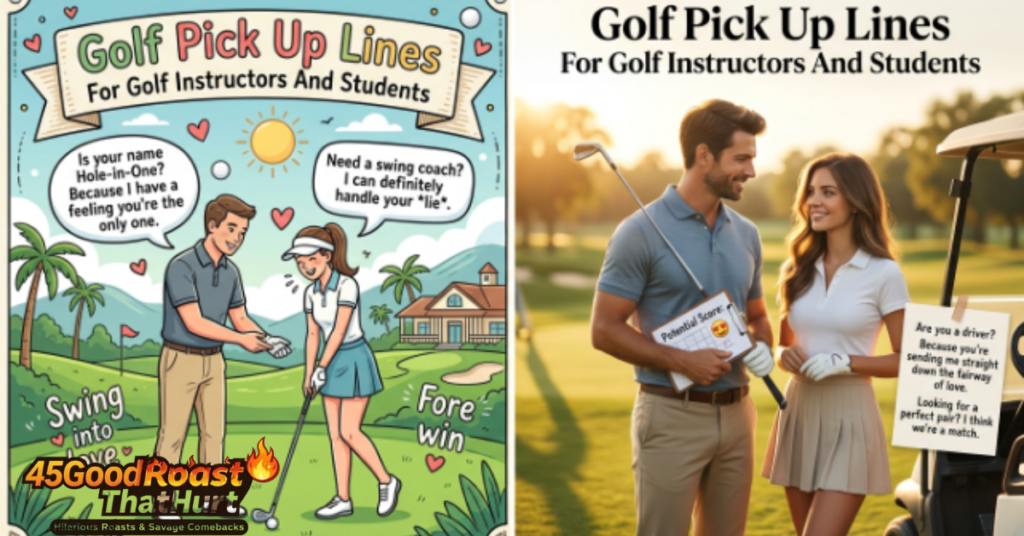 Golf Pick Up Lines For Golf Instructors And Students