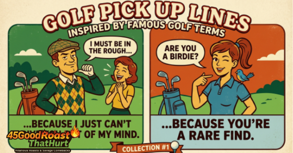 Golf Pick Up Lines Inspired By Famous Golf Terms
