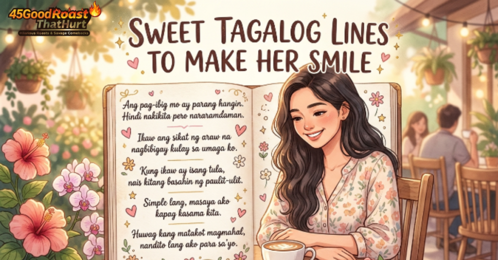 Sweet Tagalog Lines to Make Her Smile