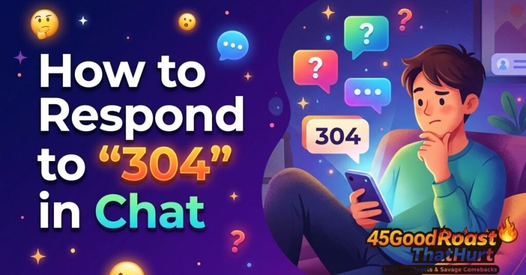 How to Respond to "304" in Chat