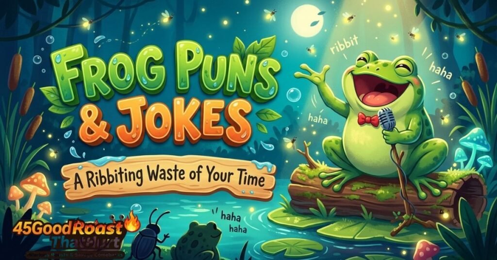 Frog Puns & Jokes: A Ribbiting Waste of Your Time