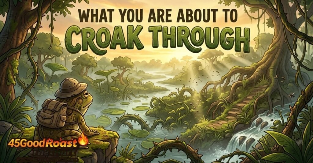 📑 What You Are About To Croak Through