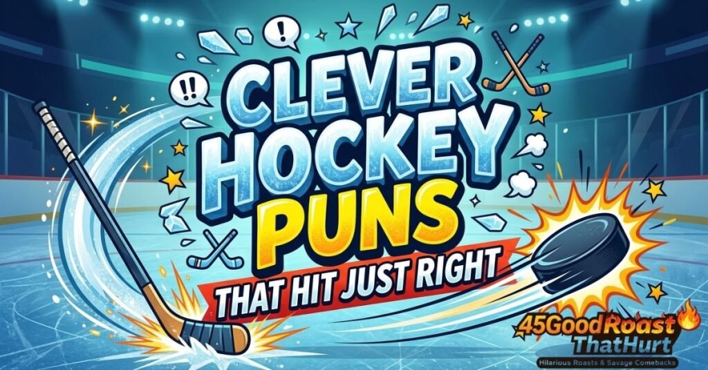 Clever Hockey Puns That Hit Just Right