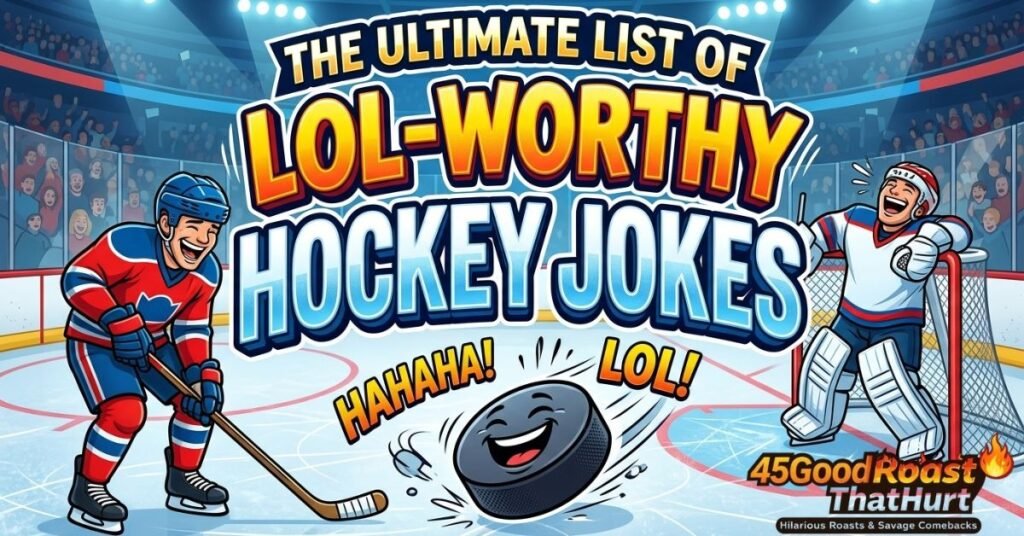The Ultimate List of LOL-Worthy Hockey Jokes