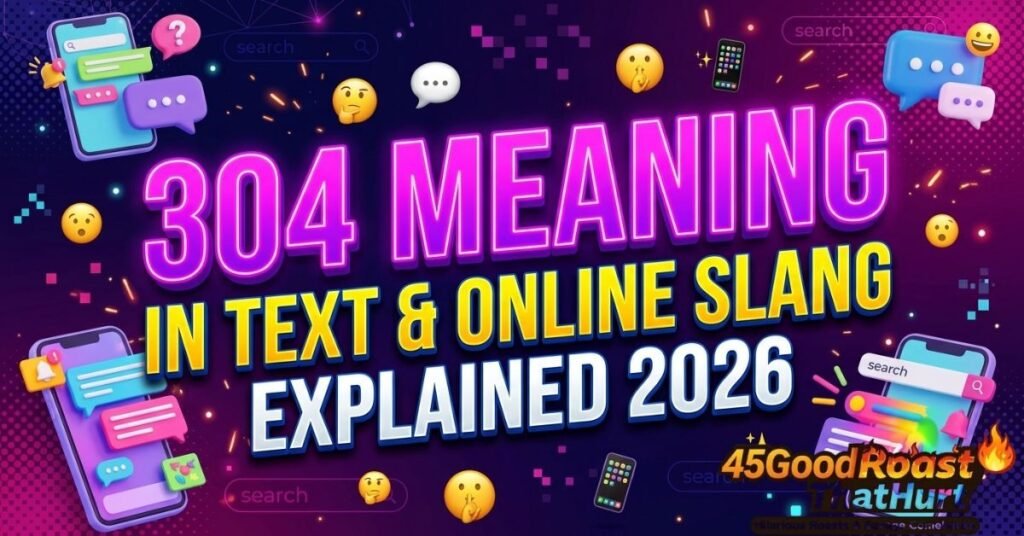 304 Meaning in Text and Online Slang Explained 2026